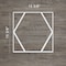 Ekena Millwork Medium Fraser Decorative Fretwork Wall Panels in Architectural Grde PVC, 15 3/8"W x 15 3/8"H x 3/8"T WALP16X16FSR - alternate 5